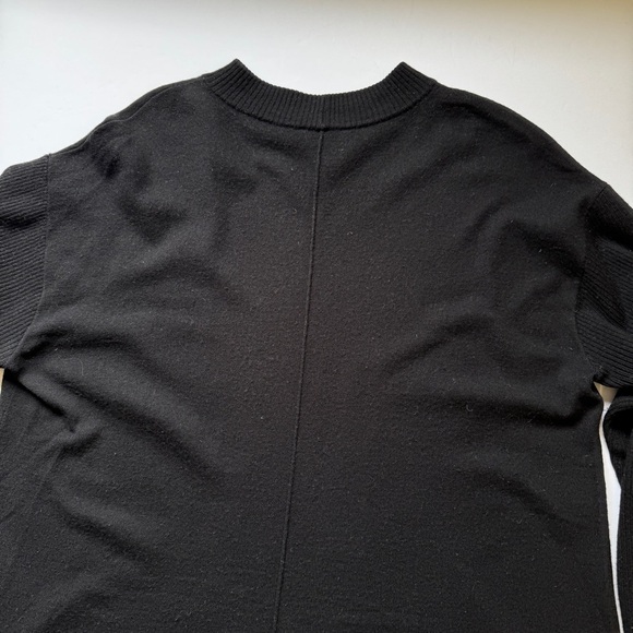 Talbots Sweater 100% Merino Wool Black Long Sleeve Shirt Top Soft Sz XL - Picture 9 of 15